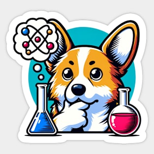 Pawsitive Reaction Pet Lover Corgi Lover Sticker